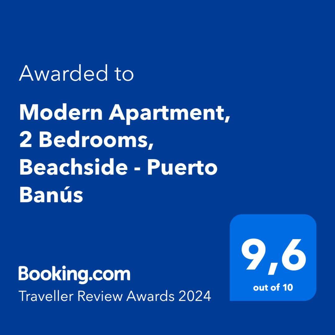Modern Apartment - 2 Bedrooms, Beachside - Puerto Banus ماربيا المظهر الخارجي الصورة